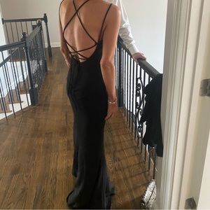 Black Prom Gala Ball gown dress